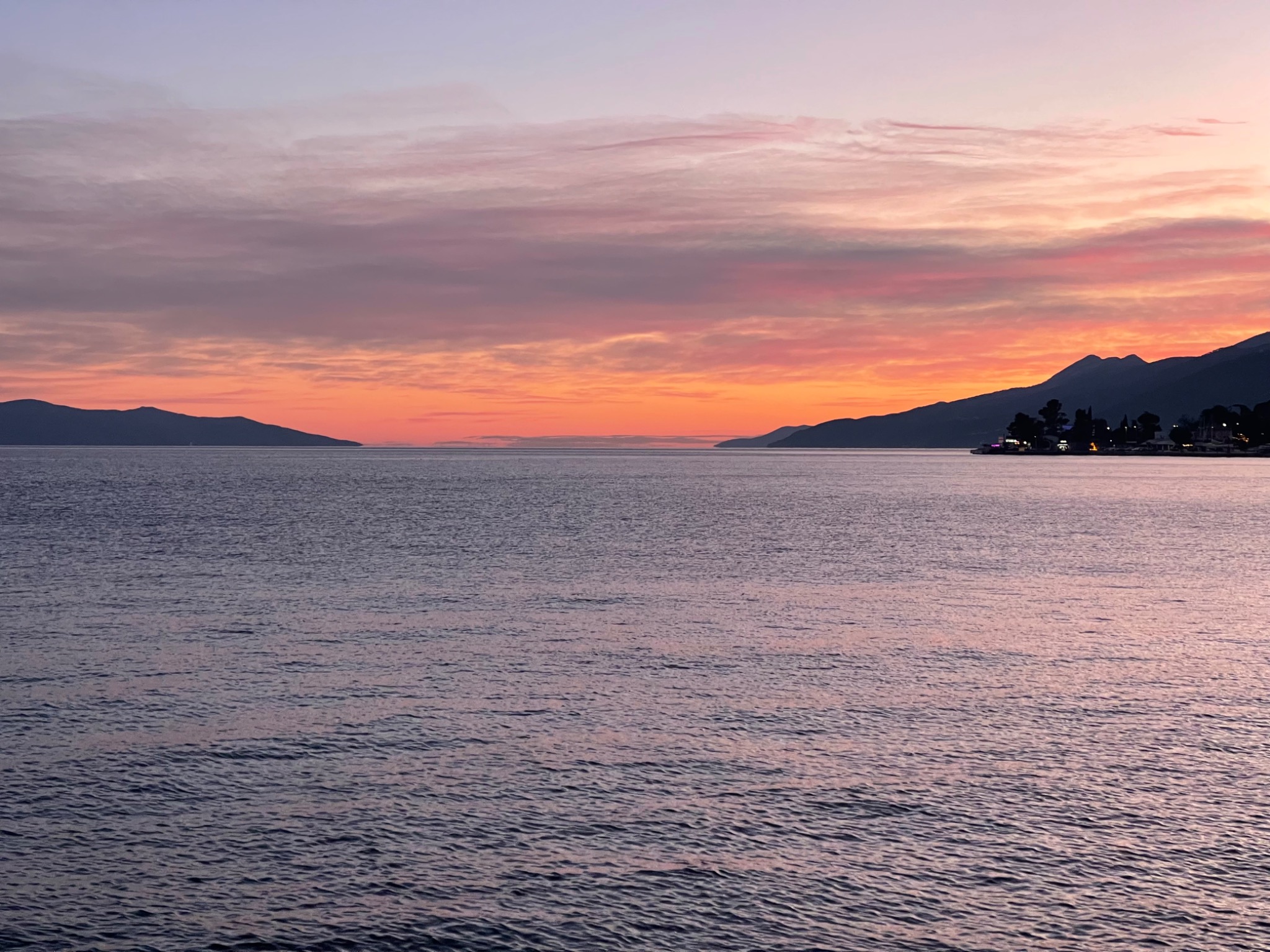 Sonnenuntergang am Kvarner